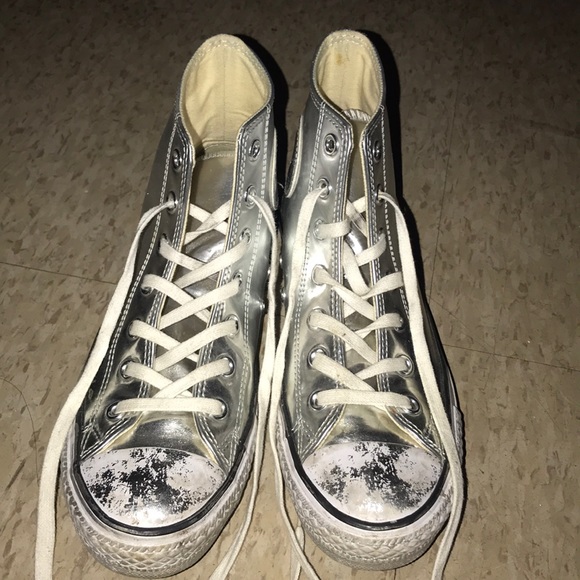 Chrome Converse ⭐️ALL STARS⭐️ - Picture 1 of 5